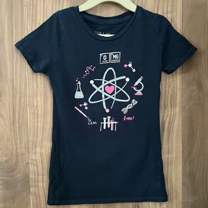 Odin & Ivy - Stitch Fix Girls XS Navy Blue Science Graphic Tee